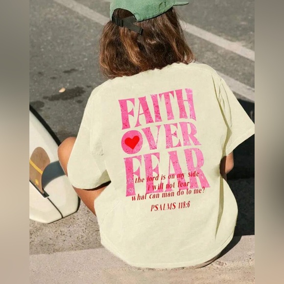 Tops - Faith over fear top